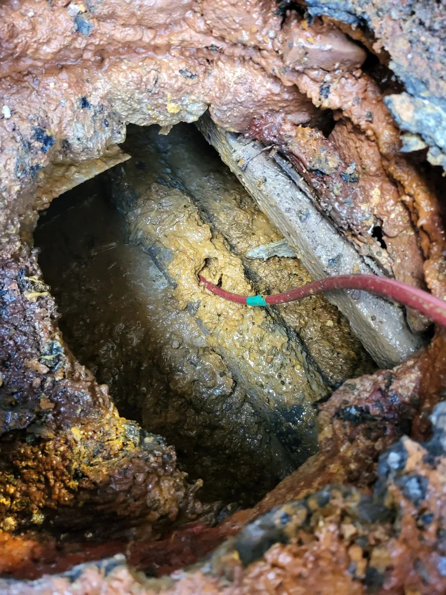 경상북도 칠곡군 고압 세척 현장 작업 사진 — 현장 점검과 고압 세척 작업 진행 과정